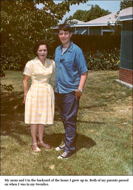 My mom and I from the 1960s